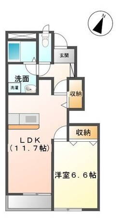 カーサ　フェリーチェの物件間取画像